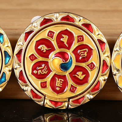 Om Mani Padme Hum Spiritual Phone Ring Bracket Universal Holder