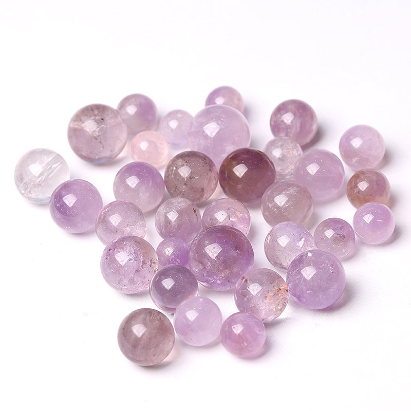 12mm Amethyst Crystal Sphere for Energy Healing & Meditation