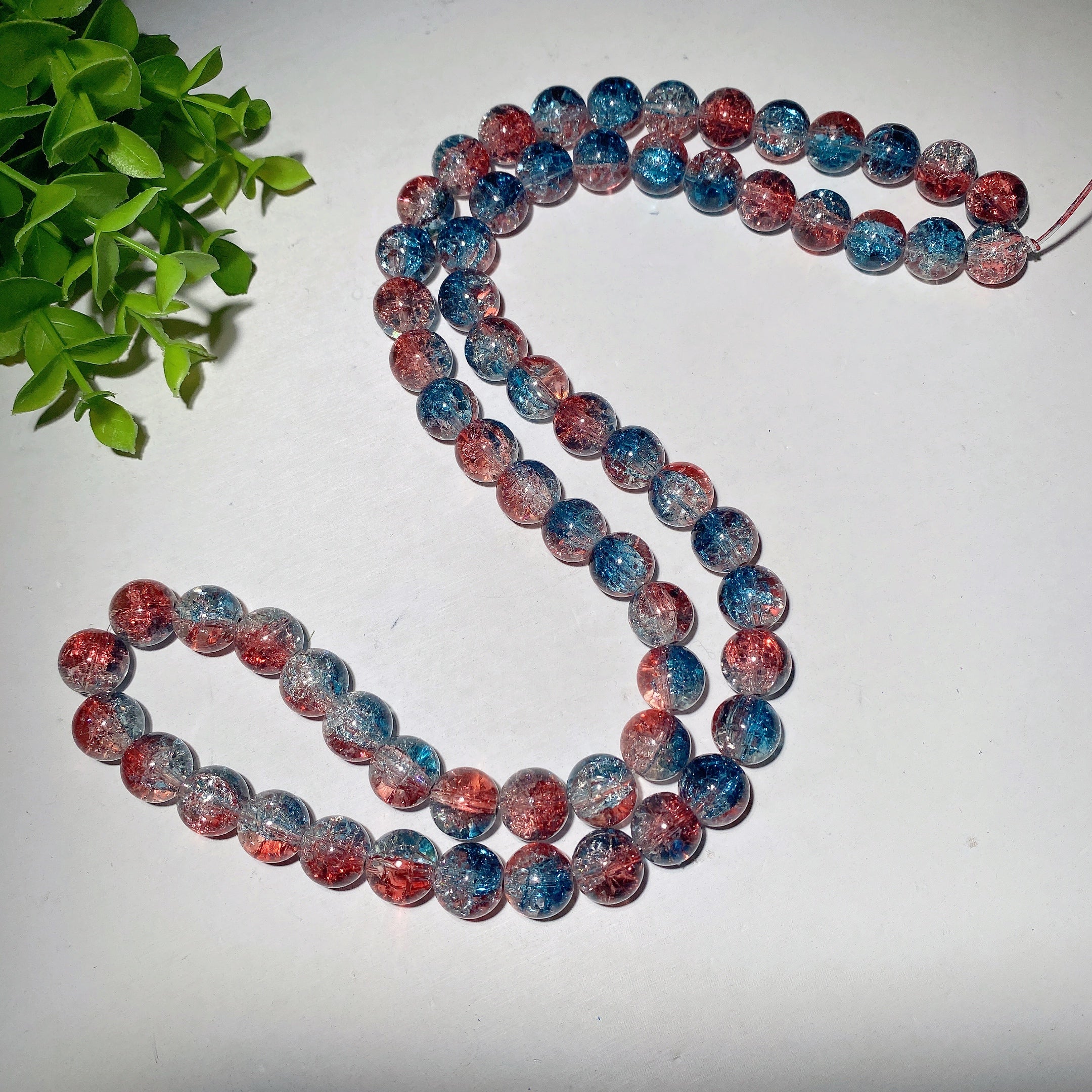 12mm Colorful Crackled Crystal Beads for Spiritual Jewelry Making
