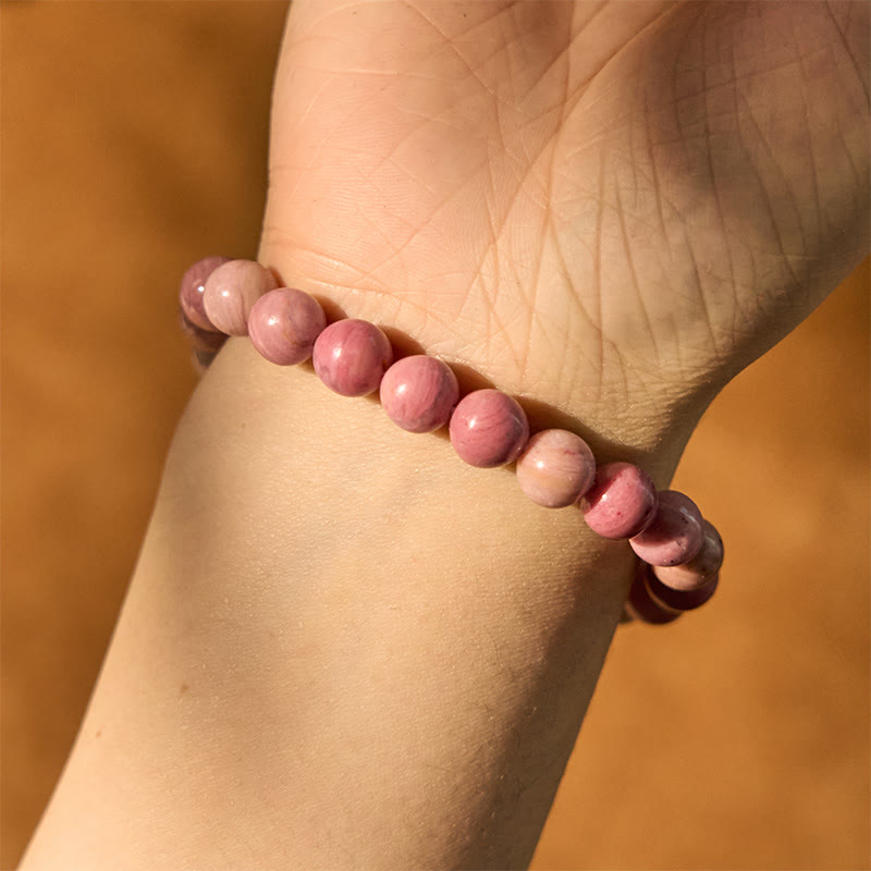 14-16cm Rhodonite Healing Relationships Bracelet