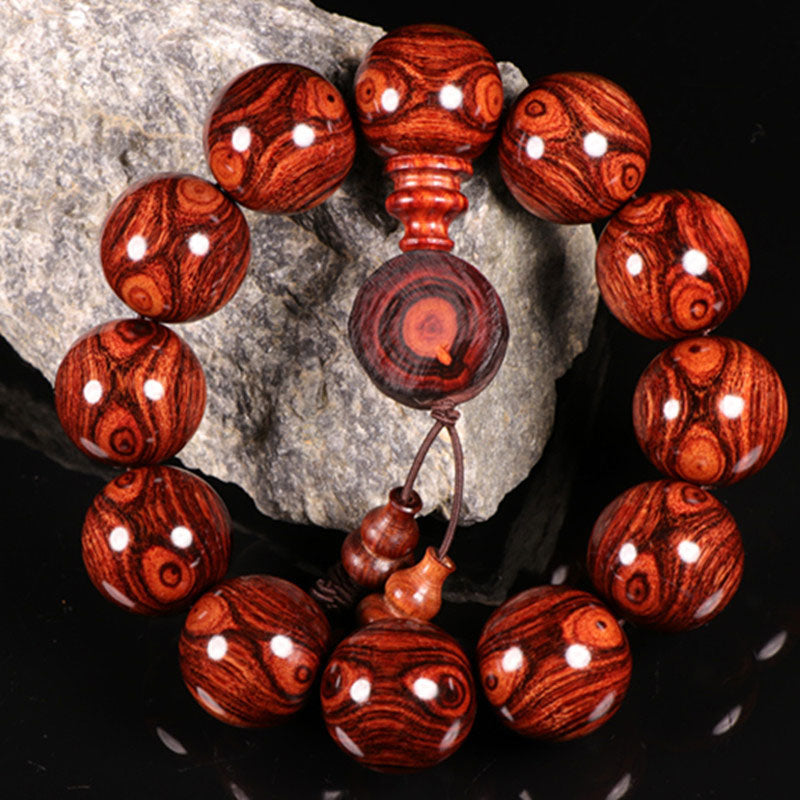 Rosewood Spiritual Bracelet 12mm for Warmth and Calm