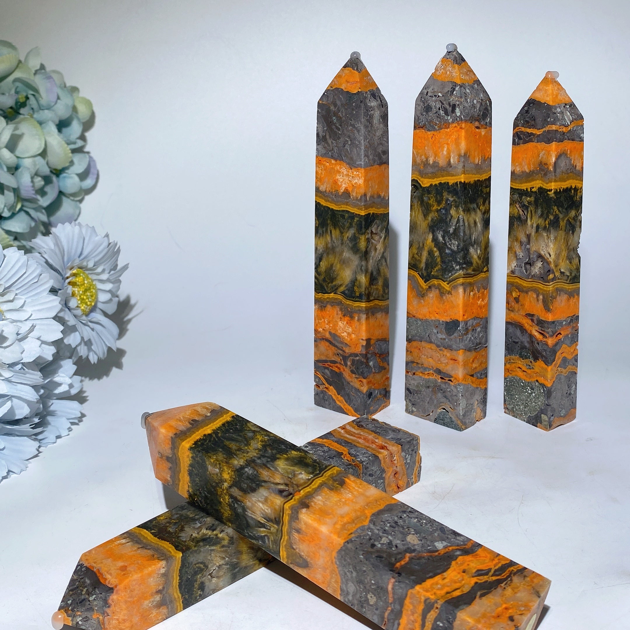 18cm Crystal Unicorn on Moon Carving Spiritual Figurine