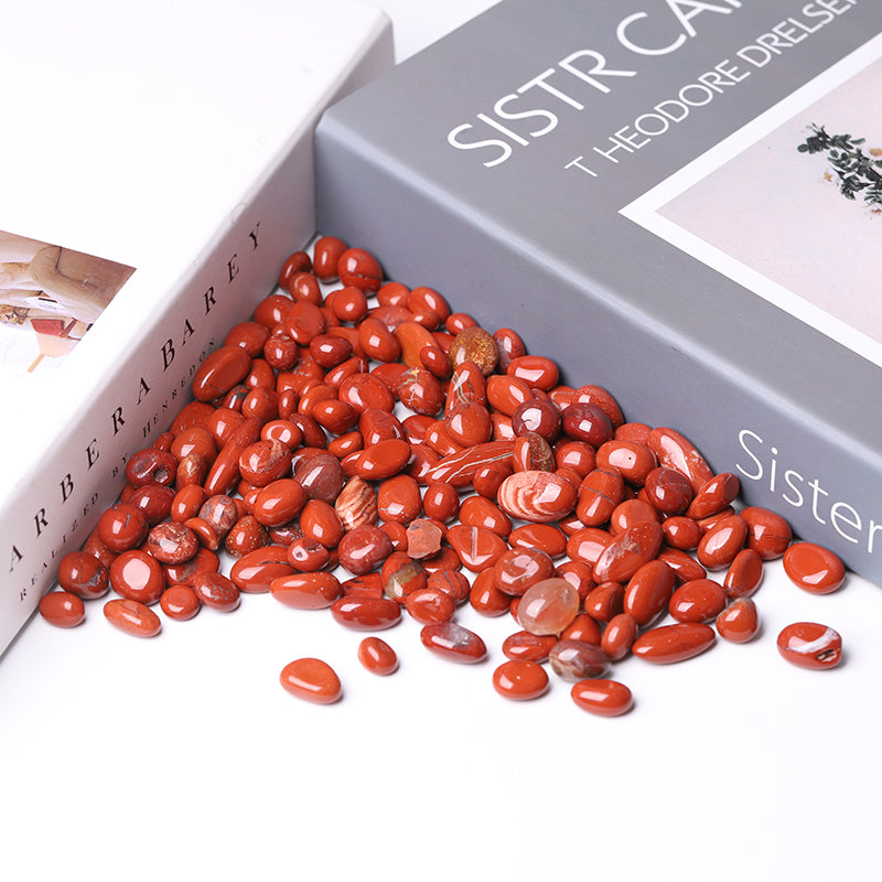 15-20mm Natural Red Jasper Tumbled Stones for Emotional Balance