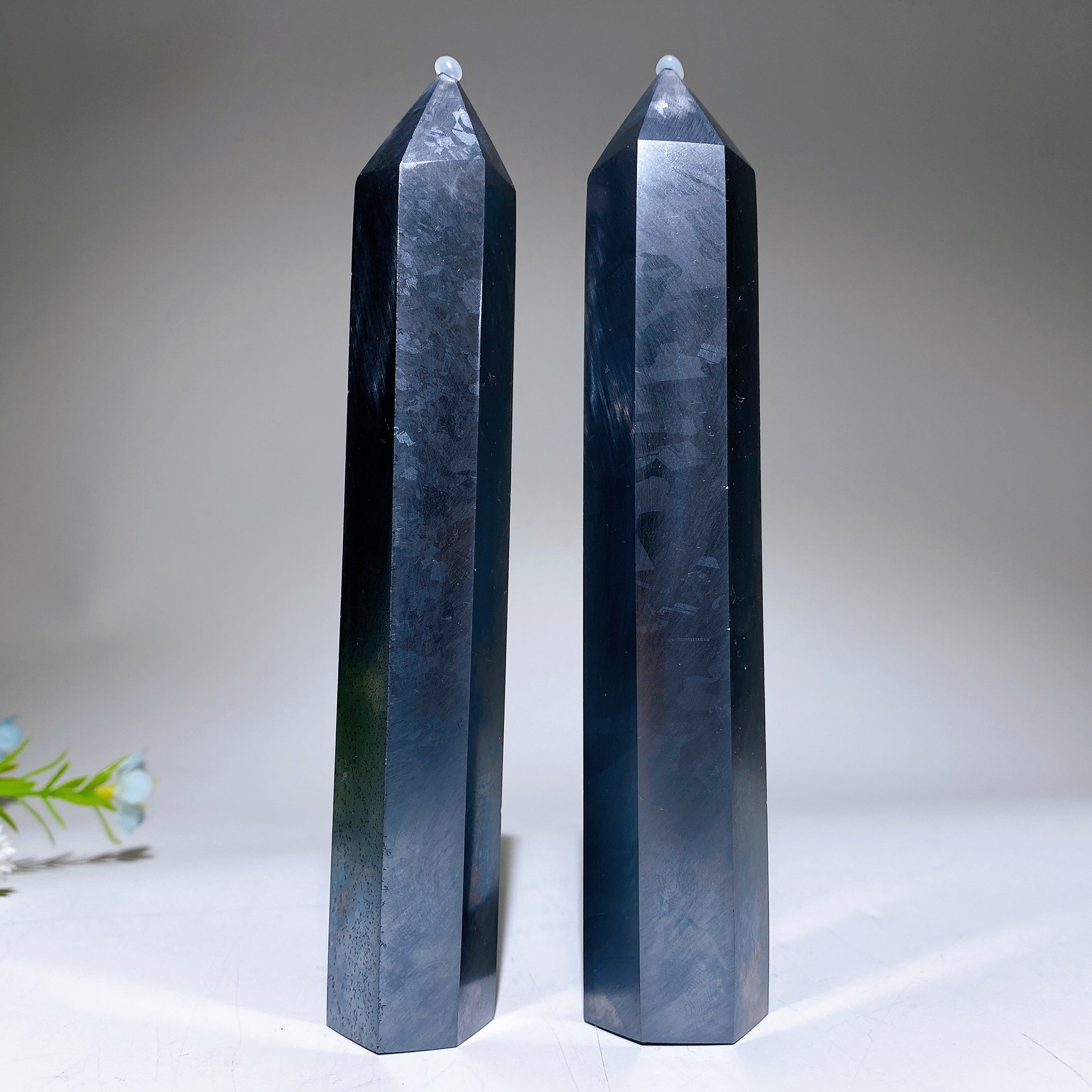 15cm Terahertz Tower Crystal for Healing Energy Balance