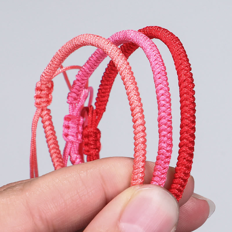 3Pcs Tibetan King Kong Knot Red String Protection Bracelet