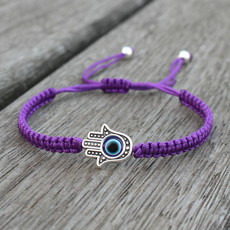 Handmade Hamsa Symbol Protection Bracelet | Luck & Faith