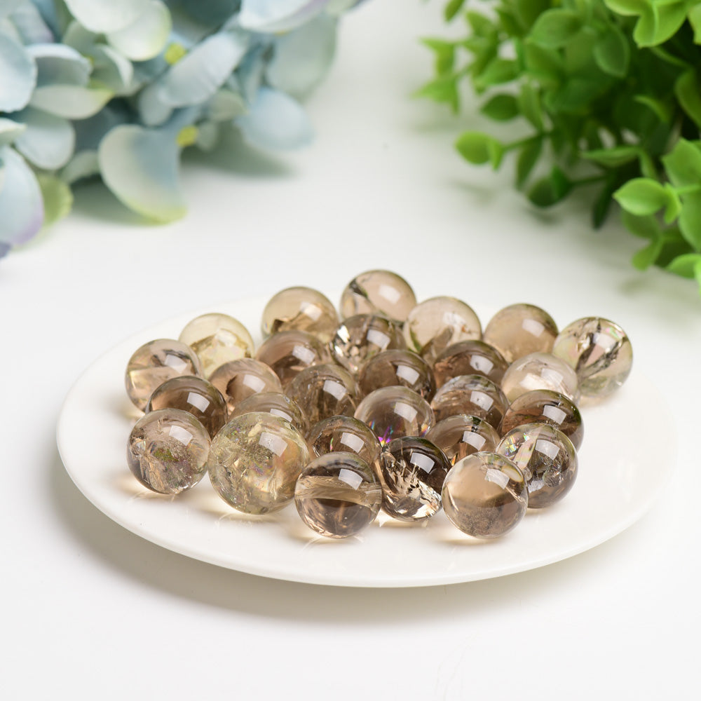 15mm Smoky Quartz Crystal Healing Sphere