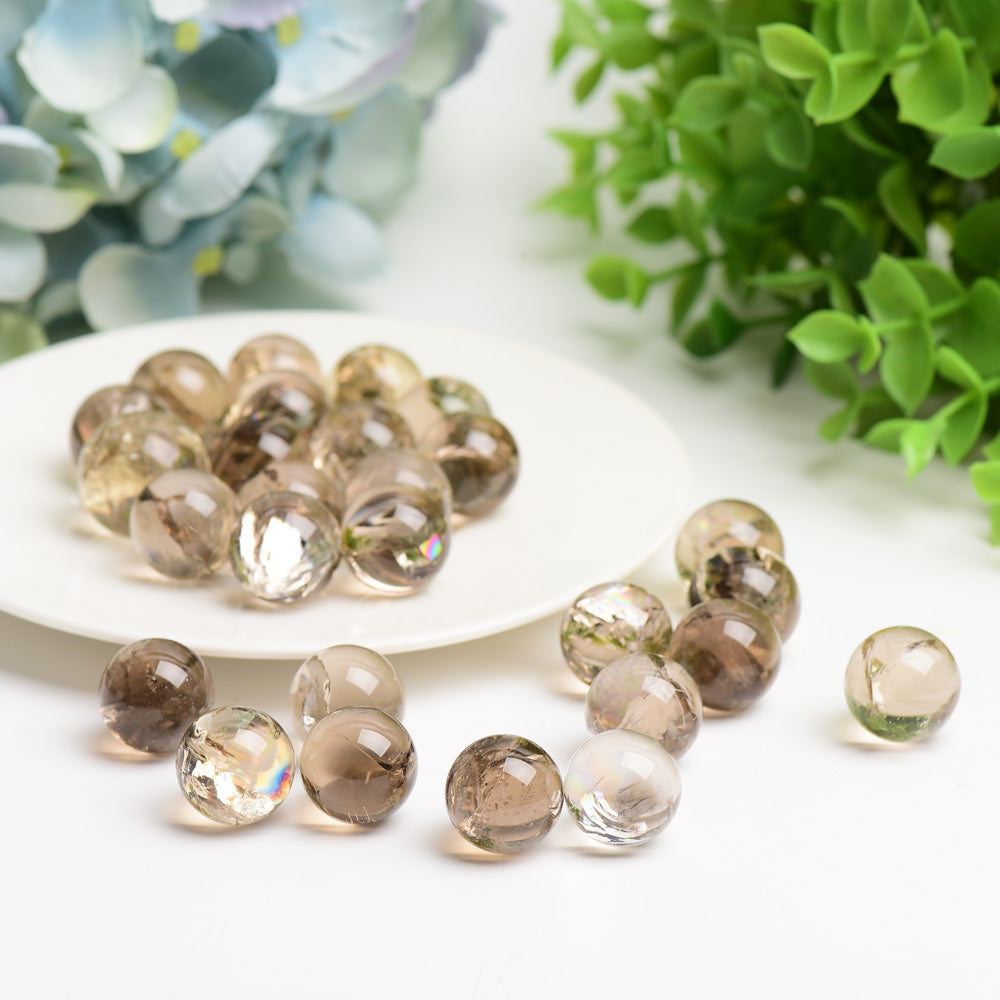 15mm Smoky Quartz Crystal Healing Sphere