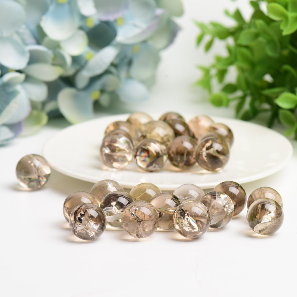 15mm Smoky Quartz Crystal Healing Sphere