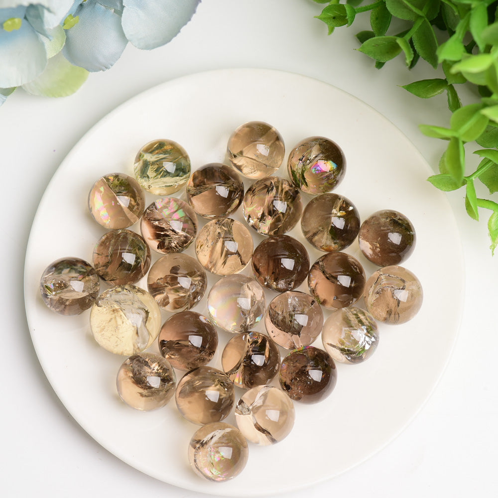 15mm Smoky Quartz Crystal Healing Sphere