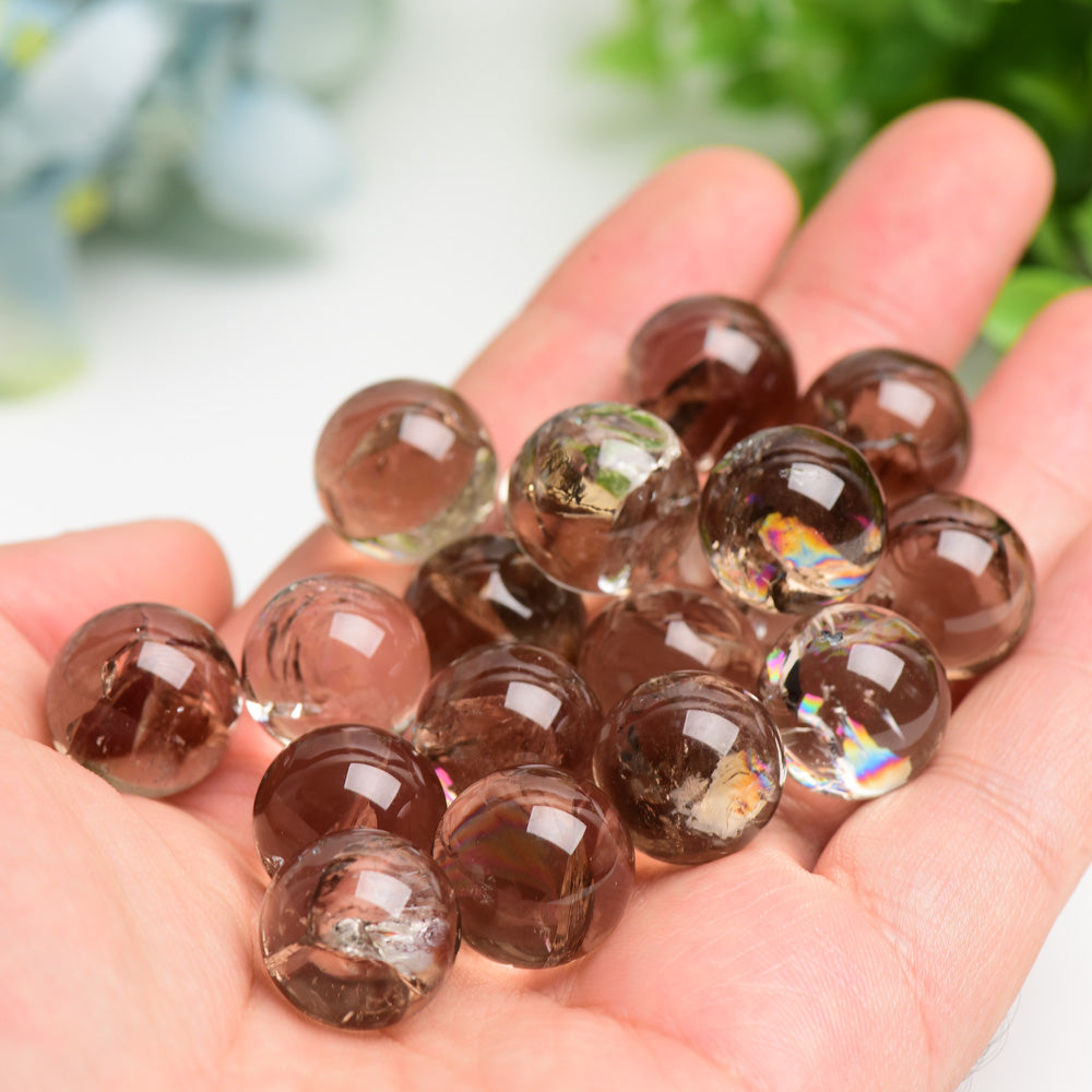 15mm Smoky Quartz Crystal Healing Sphere