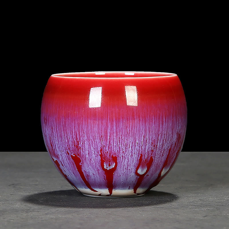 Blue Jianzhan Ceramic Teacup 160ml Zen Decor