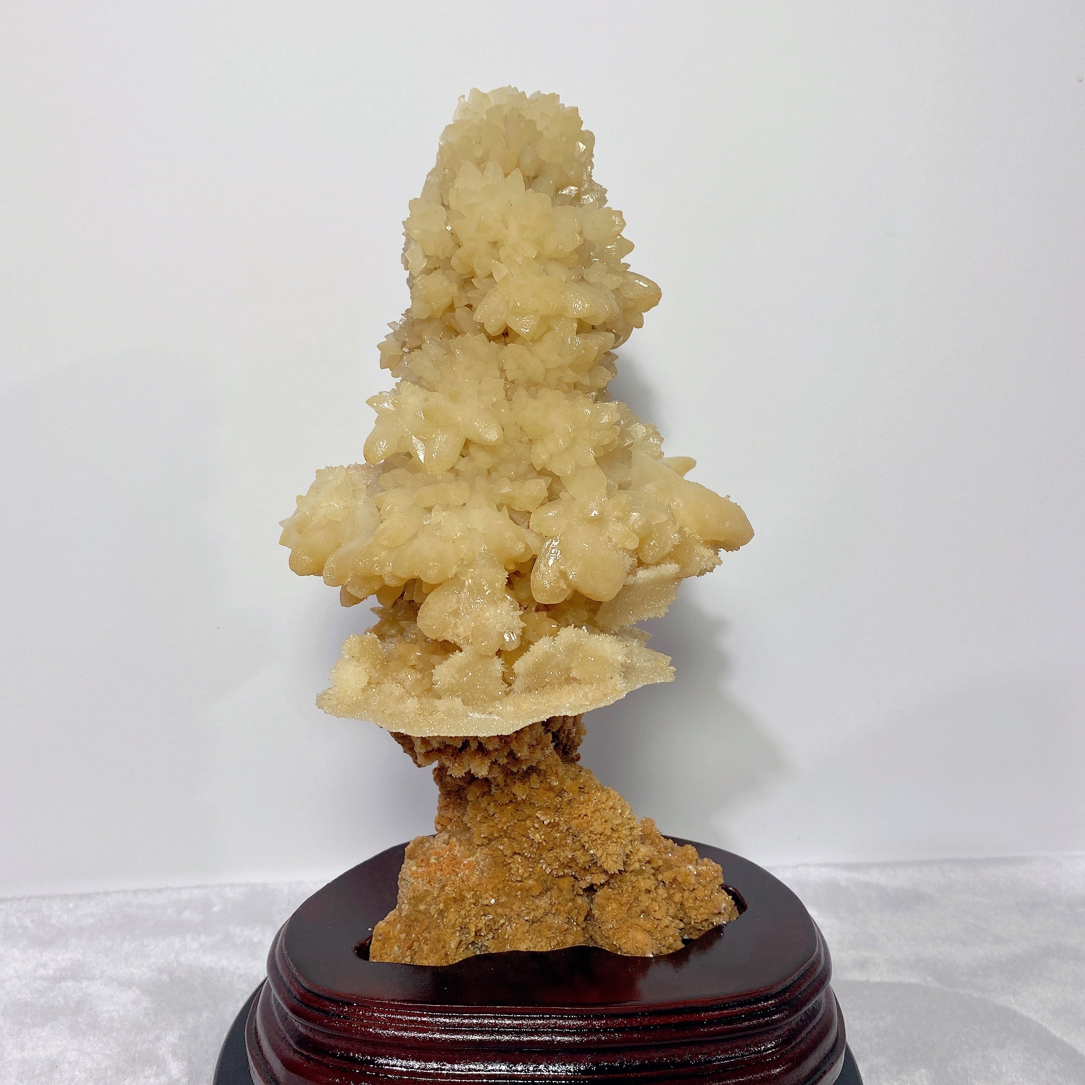 16cm Calcite Crystal Tree with Stand | Unique Healing Specimen