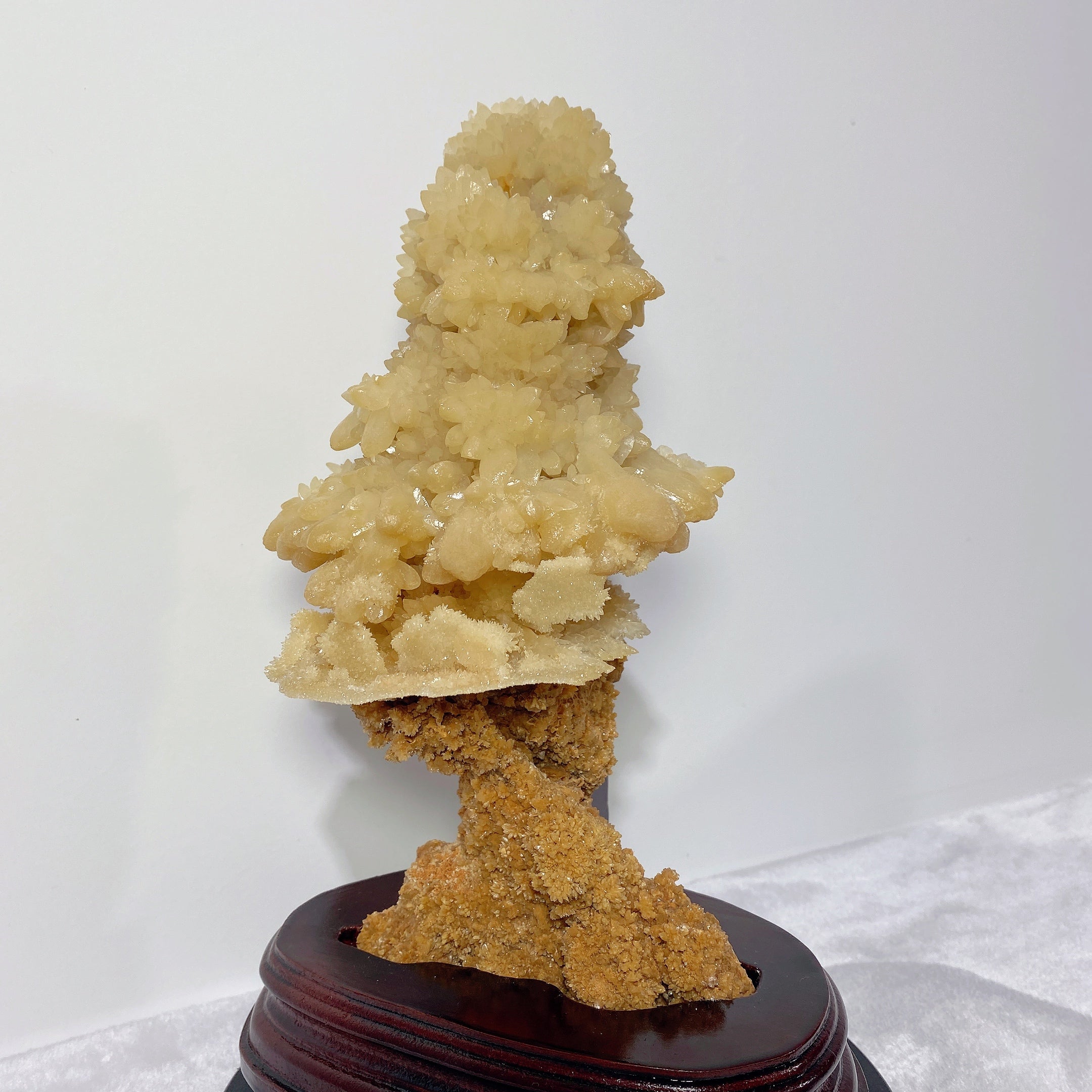 16cm Calcite Crystal Tree with Stand | Unique Healing Specimen
