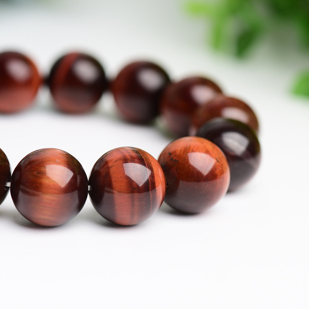 16mm Red Tiger Eye Protection Bracelet