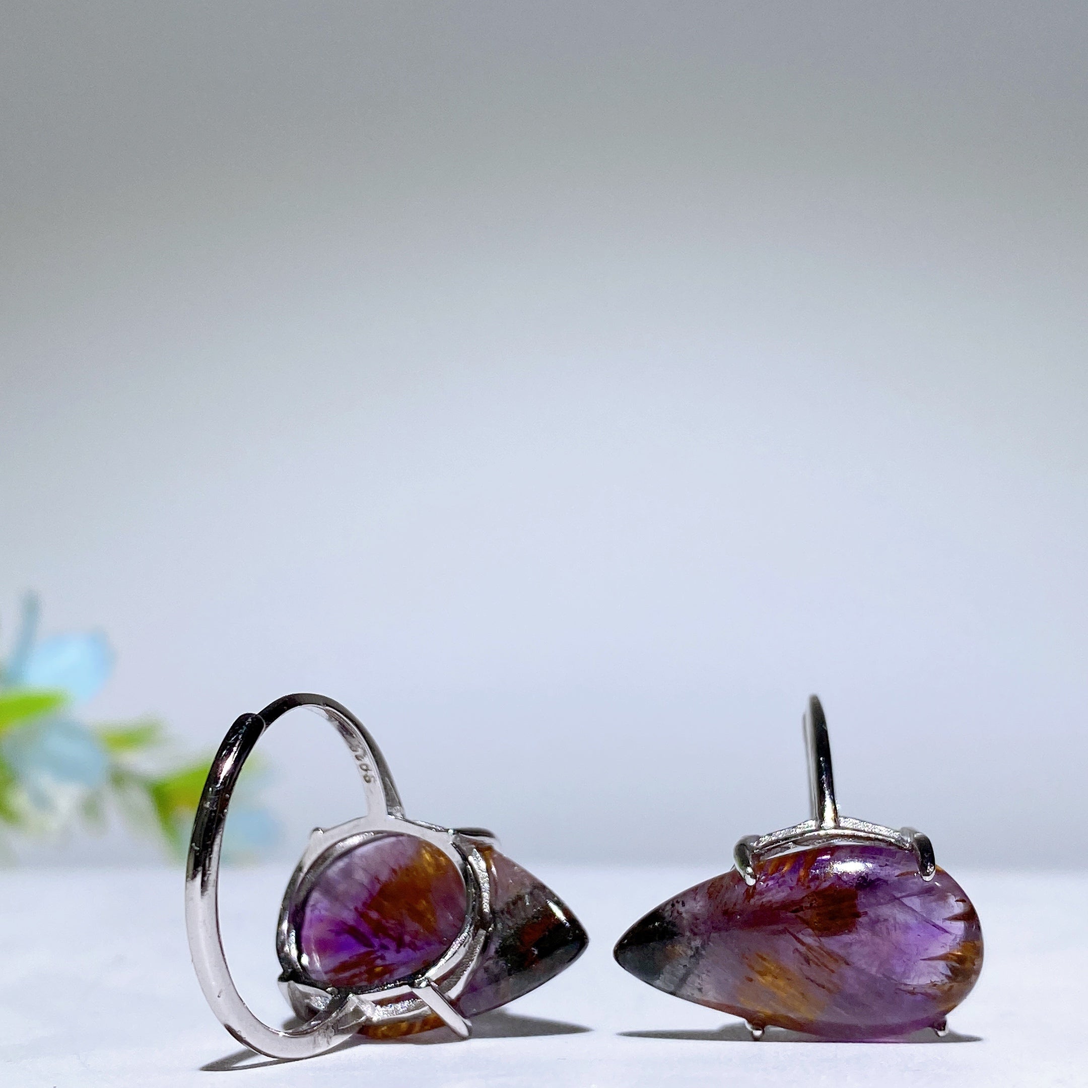 17-20mm Auralite 23 Sterling Silver Spiritual Ring