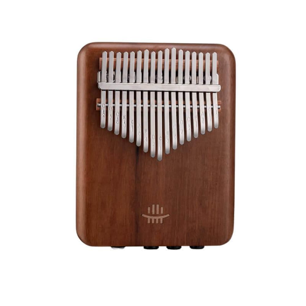 Wooden Kalimba thumb piano with metal tines, 17/21 Key Flat Board C Tone design