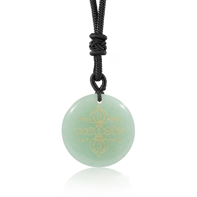 Vajra Dorje Obsidian Necklace for Spiritual Fulfillment