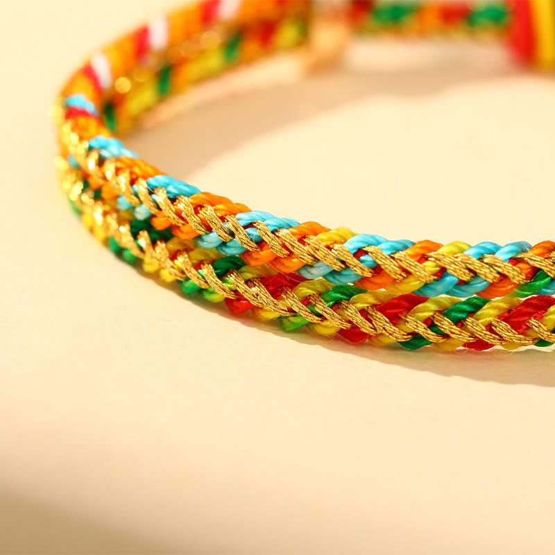 Colorful Rope Zongzi Pattern Luck Bracelet for Adults & Children