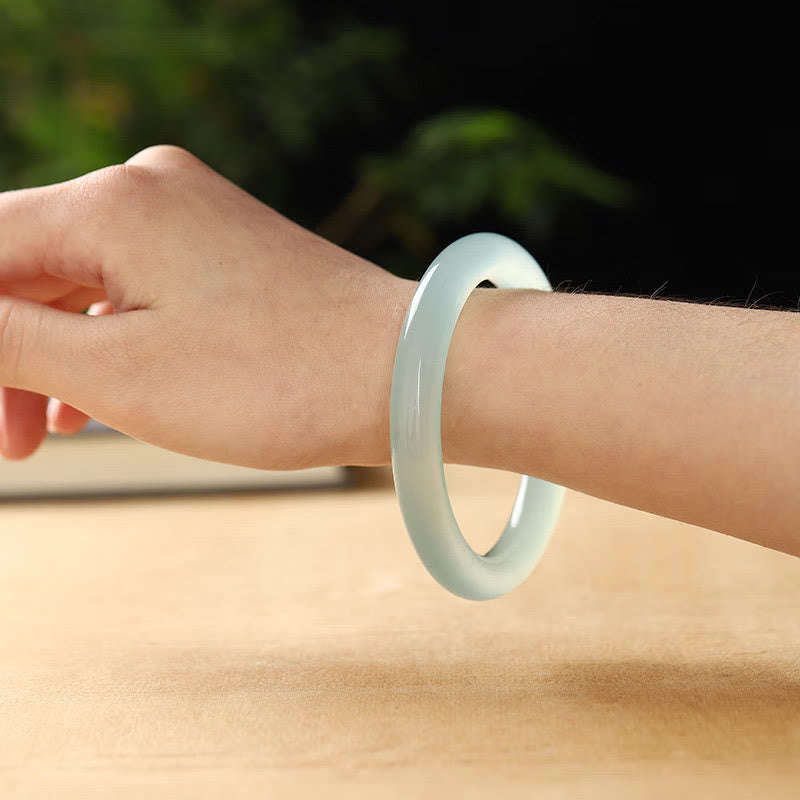 54-55mm Blue Chalcedony Emotional Balance Bracelet