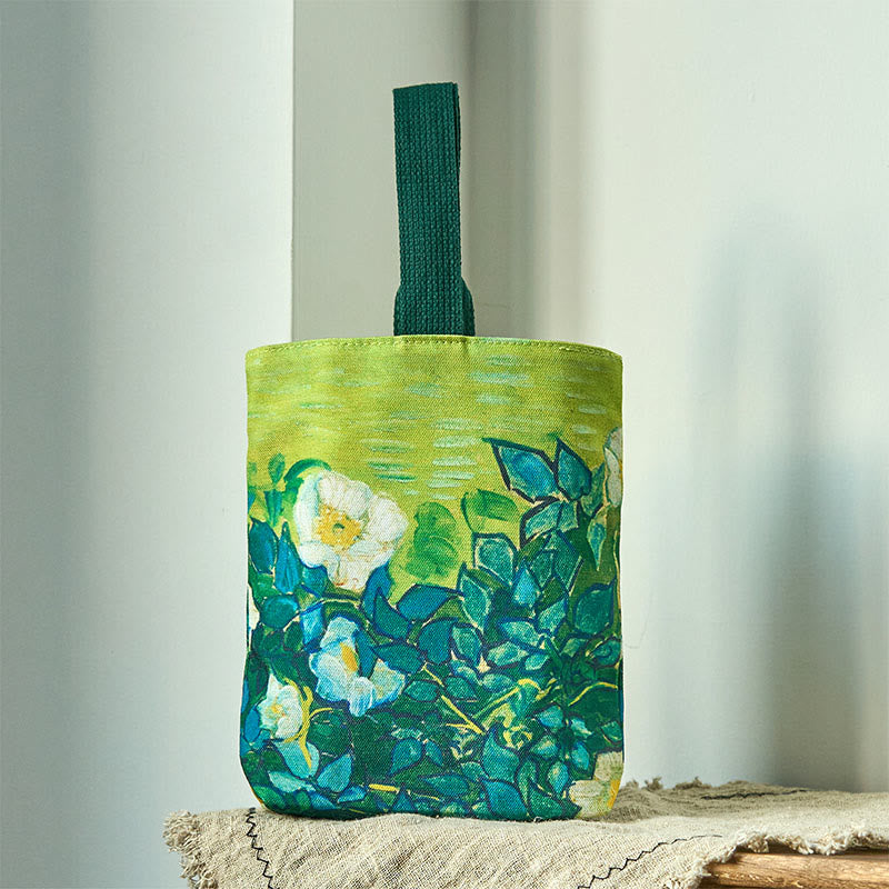 Wild Rose Canvas Handbag | Spiritual Jewelry Inspired