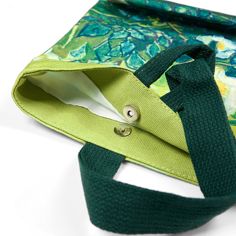 Wild Rose Canvas Handbag | Spiritual Jewelry Inspired