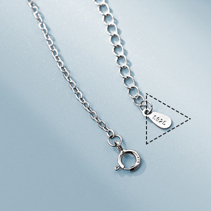 925 Sterling Silver Copper Coins Protection Anklet