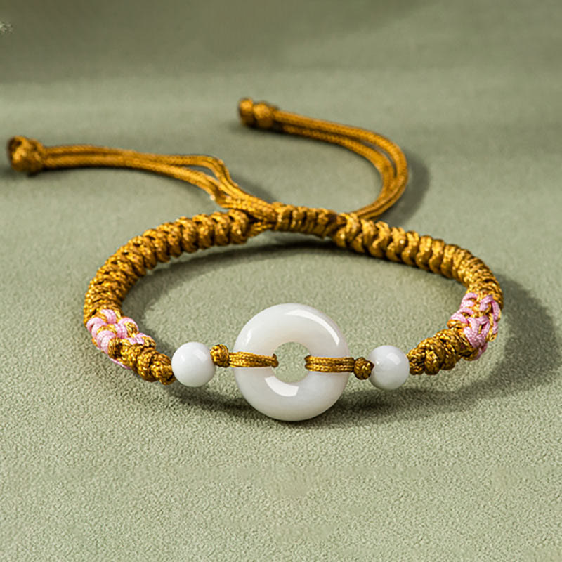 Jade Luck Red String Bracelet for Prosperity & Protection