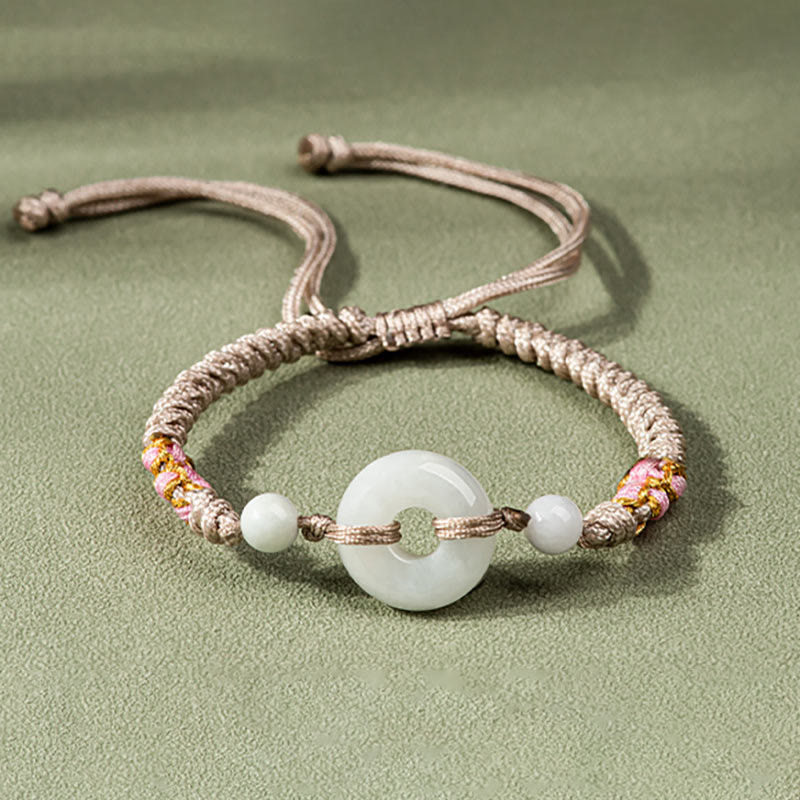 Jade Luck Red String Bracelet for Prosperity & Protection