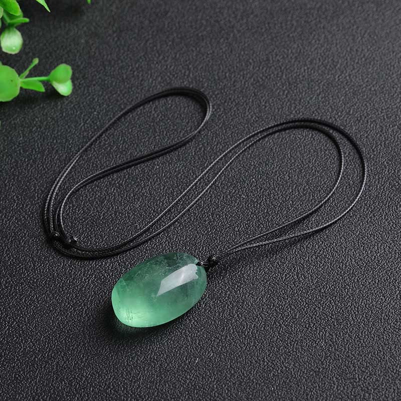 Green Fluorite Necklace for Emotional Balance & Clarity