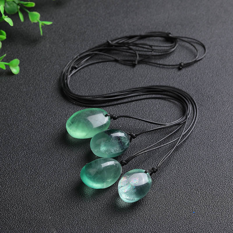 Green Fluorite Necklace for Emotional Balance & Clarity