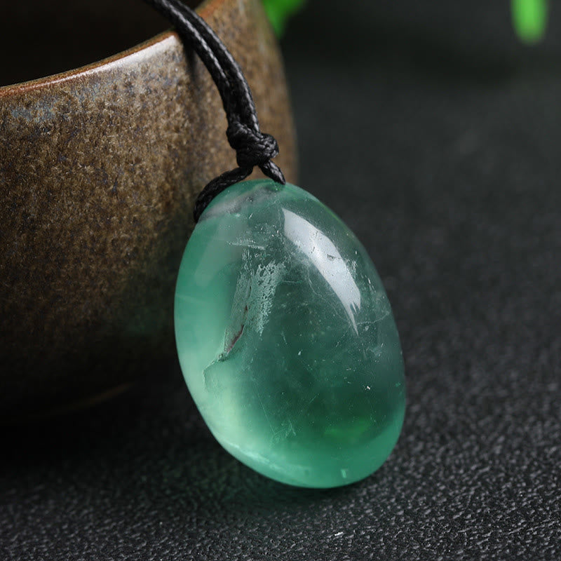 Green Fluorite Necklace for Emotional Balance & Clarity