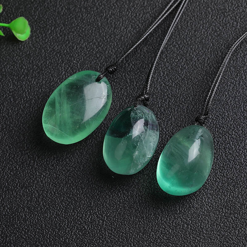 Green Fluorite Necklace for Emotional Balance & Clarity