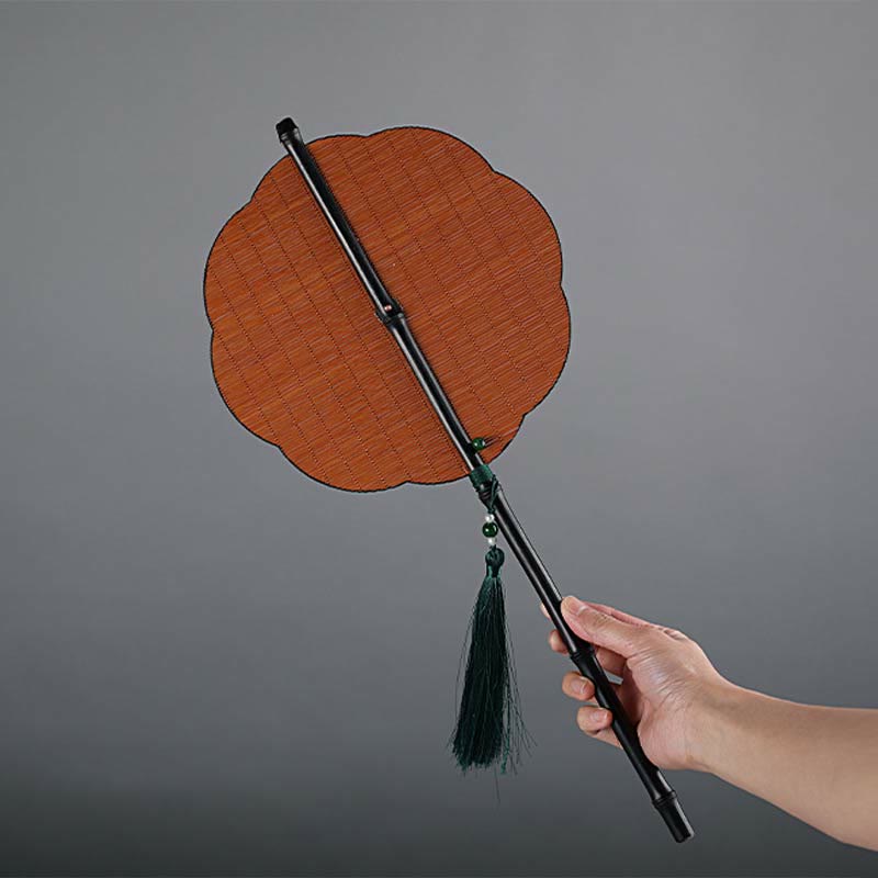 Chinese Folding Bamboo Fan 23x50cm Handmade Oriental Fan