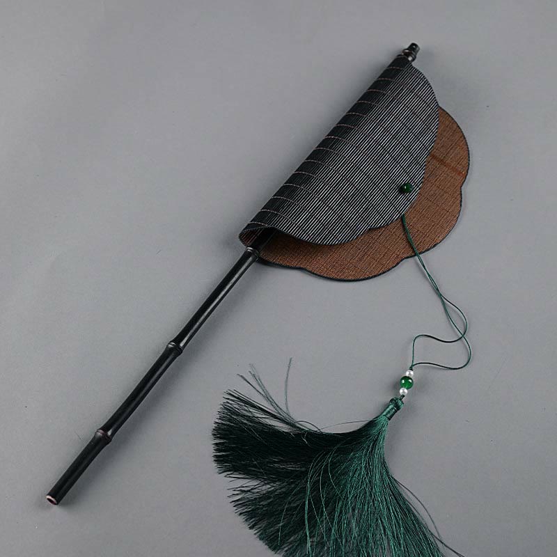 Chinese Folding Bamboo Fan 23x50cm Handmade Oriental Fan