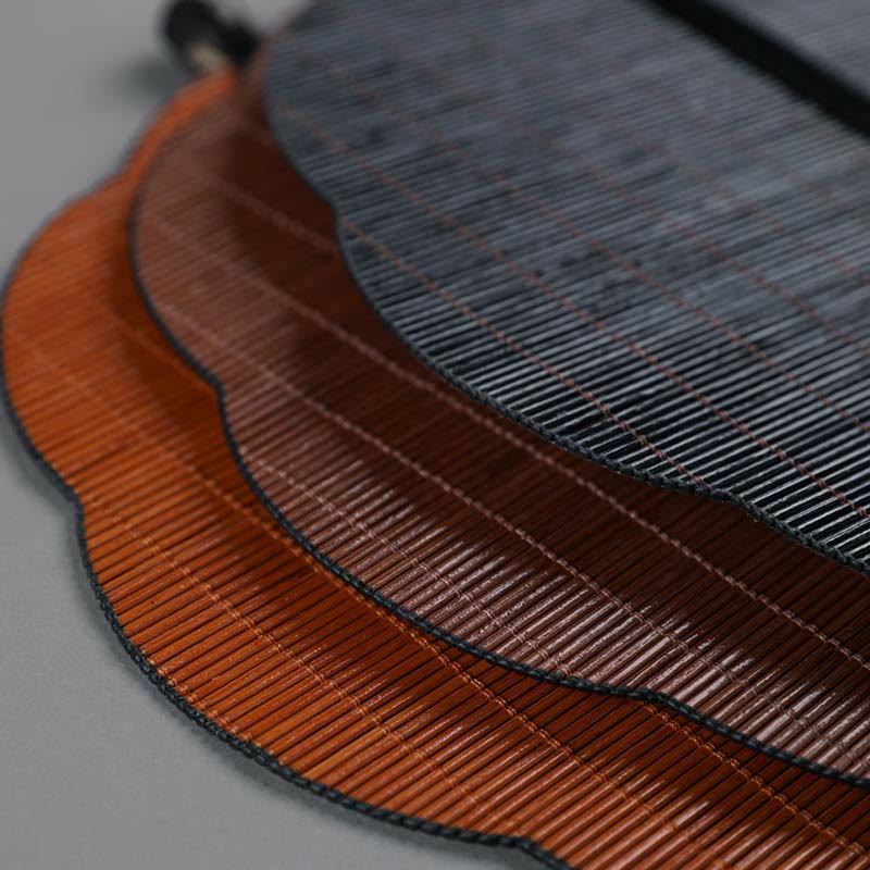 Chinese Folding Bamboo Fan 23x50cm Handmade Oriental Fan