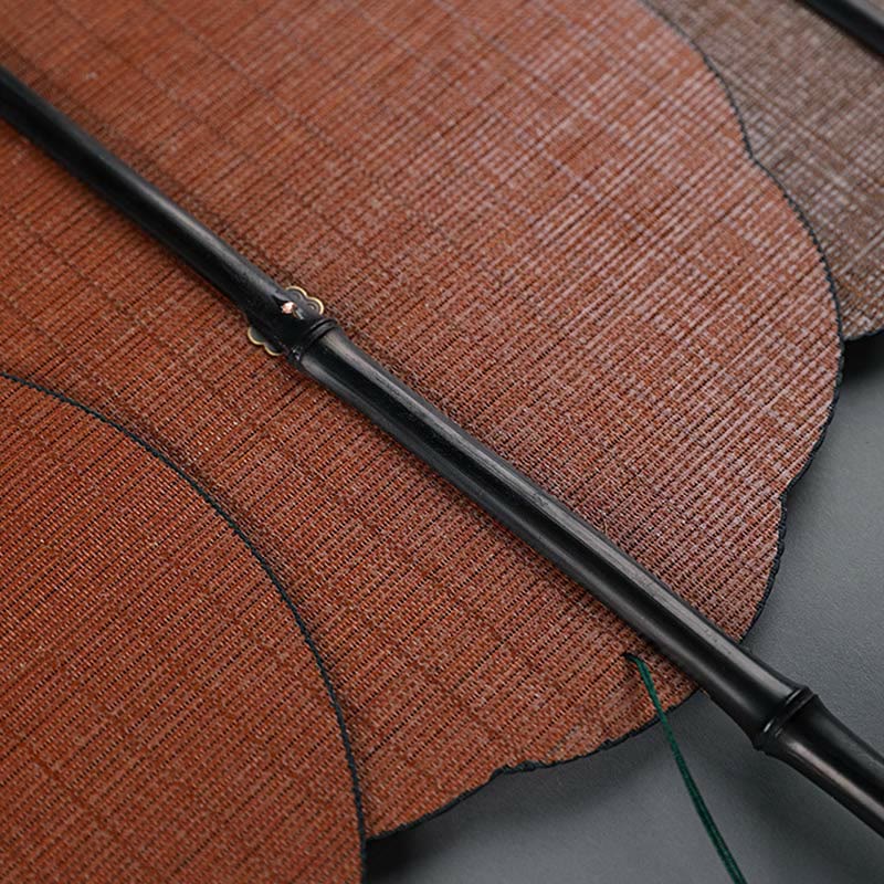 Chinese Folding Bamboo Fan 23x50cm Handmade Oriental Fan