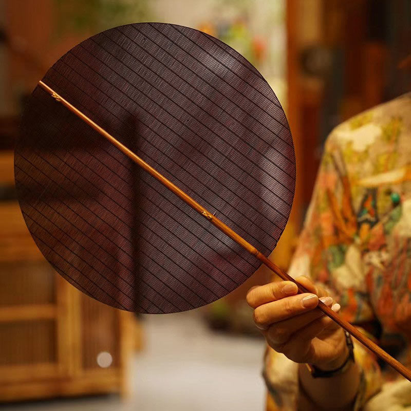 25cm Chinese Bamboo Folding Fan | Traditional Elegance