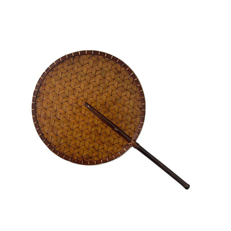 Vintage Chinese Bamboo Hand Fan | Octagonal Shape 41cm