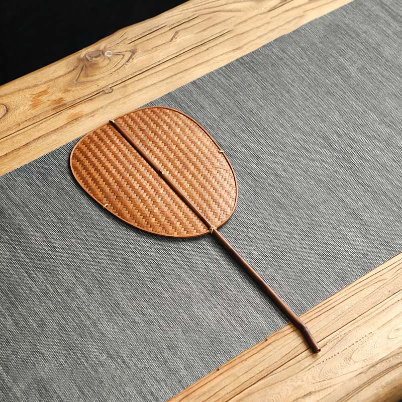 Chinese Bamboo Folding Fan | Handmade Round & Oval Shapes