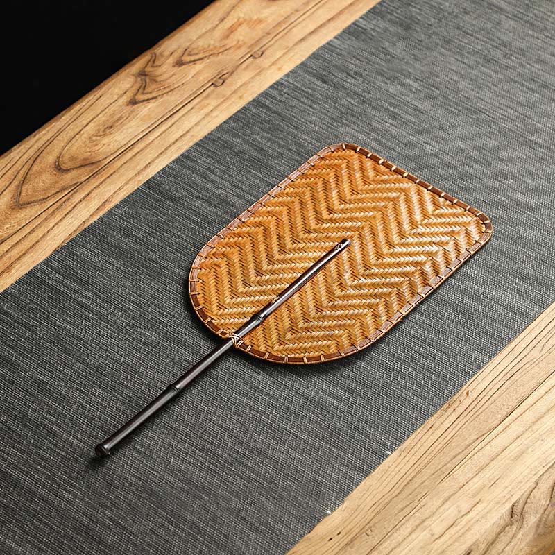 Chinese Bamboo Folding Fan | Handmade Round & Oval Shapes