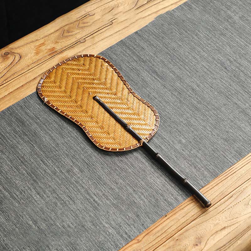 Chinese Bamboo Folding Fan | Handmade Round & Oval Shapes