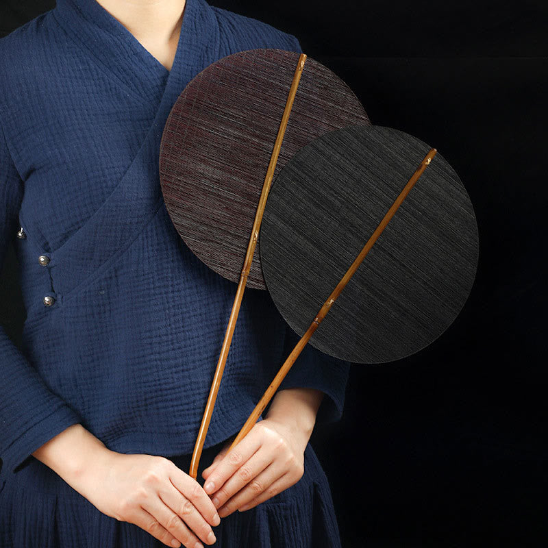 Chinese Bamboo Folding Fan | Handmade Round & Oval Shapes