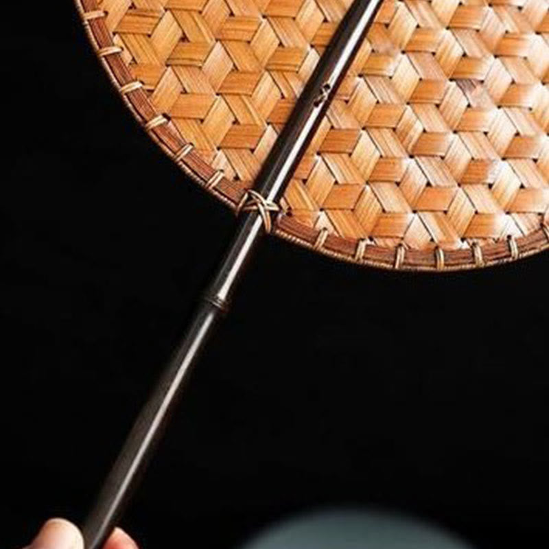 Chinese Bamboo Folding Fan | Handmade Round & Oval Shapes