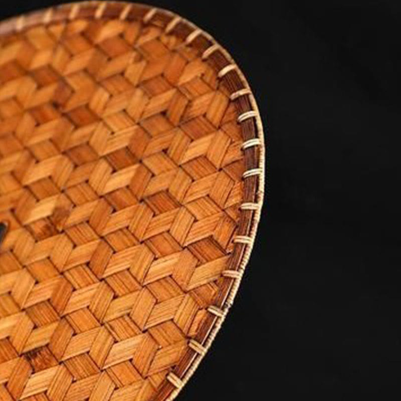 Chinese Bamboo Folding Fan | Handmade Round & Oval Shapes