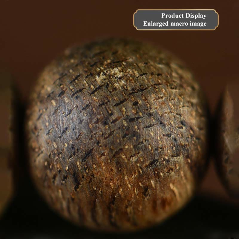 108 Bead Hoi An Agarwood Wood Mala Bracelet 7mm