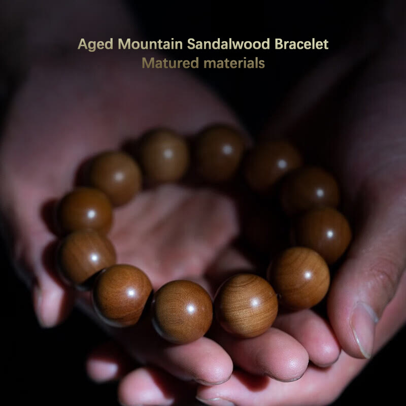 8mm Mysore Sandalwood Wood Mala Bracelet for Meditation