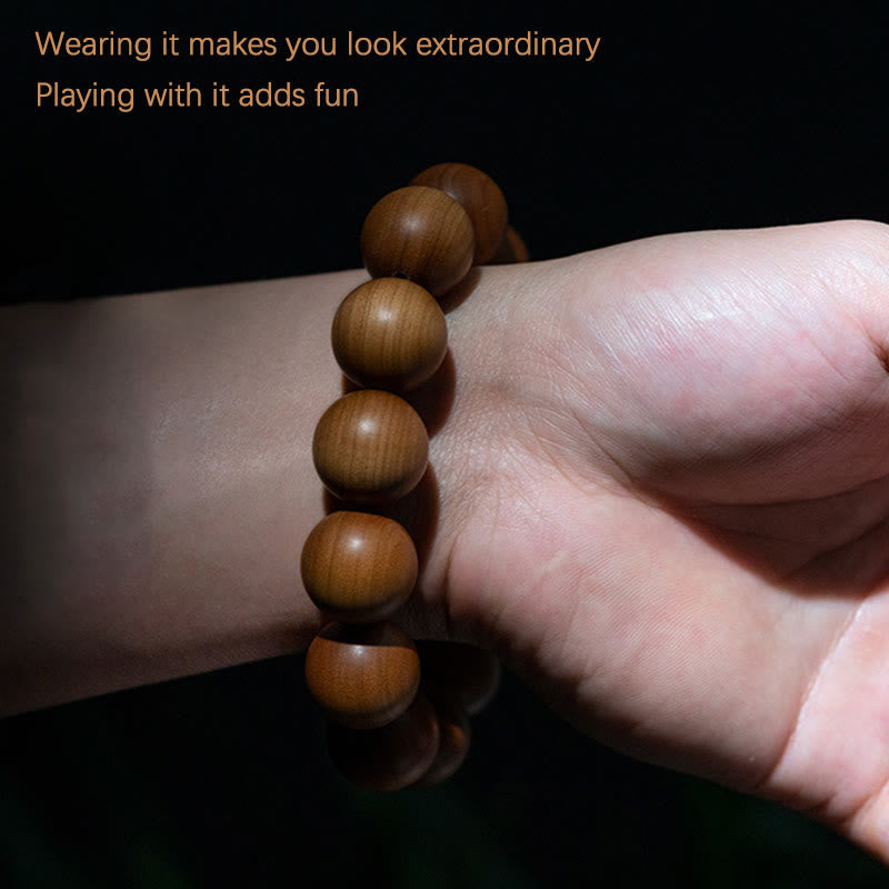 8mm Mysore Sandalwood Wood Mala Bracelet for Meditation