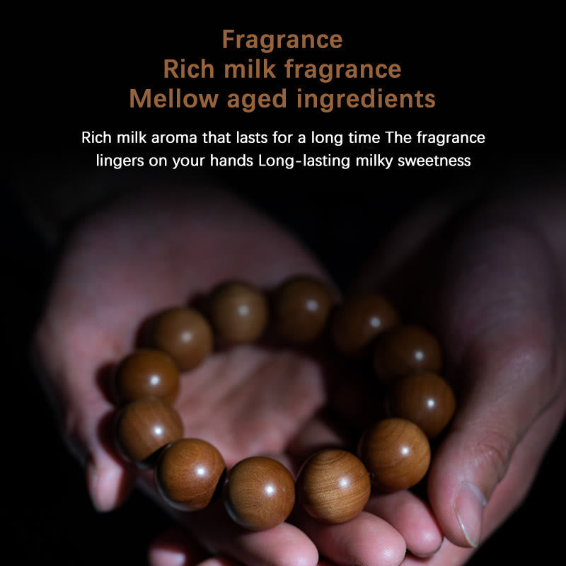 8mm Mysore Sandalwood Wood Mala Bracelet for Meditation