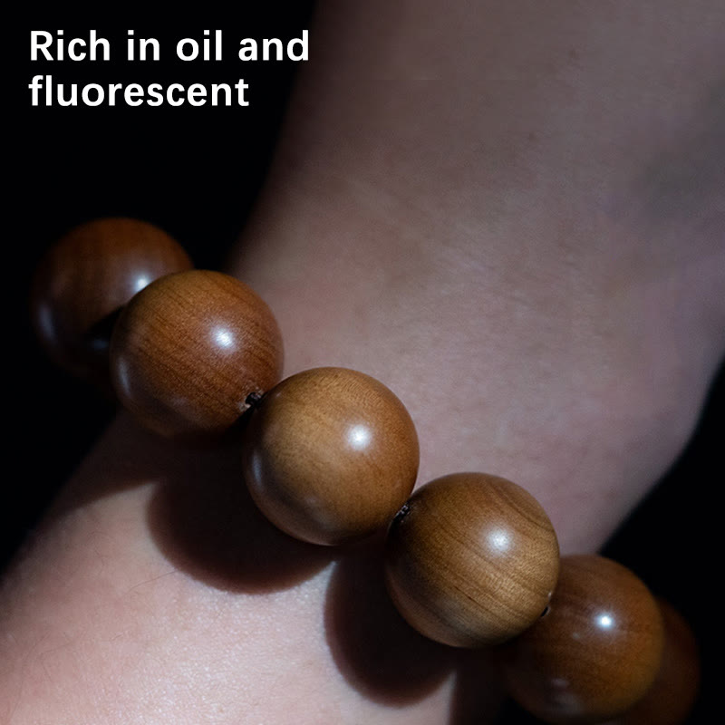 8mm Mysore Sandalwood Wood Mala Bracelet for Meditation